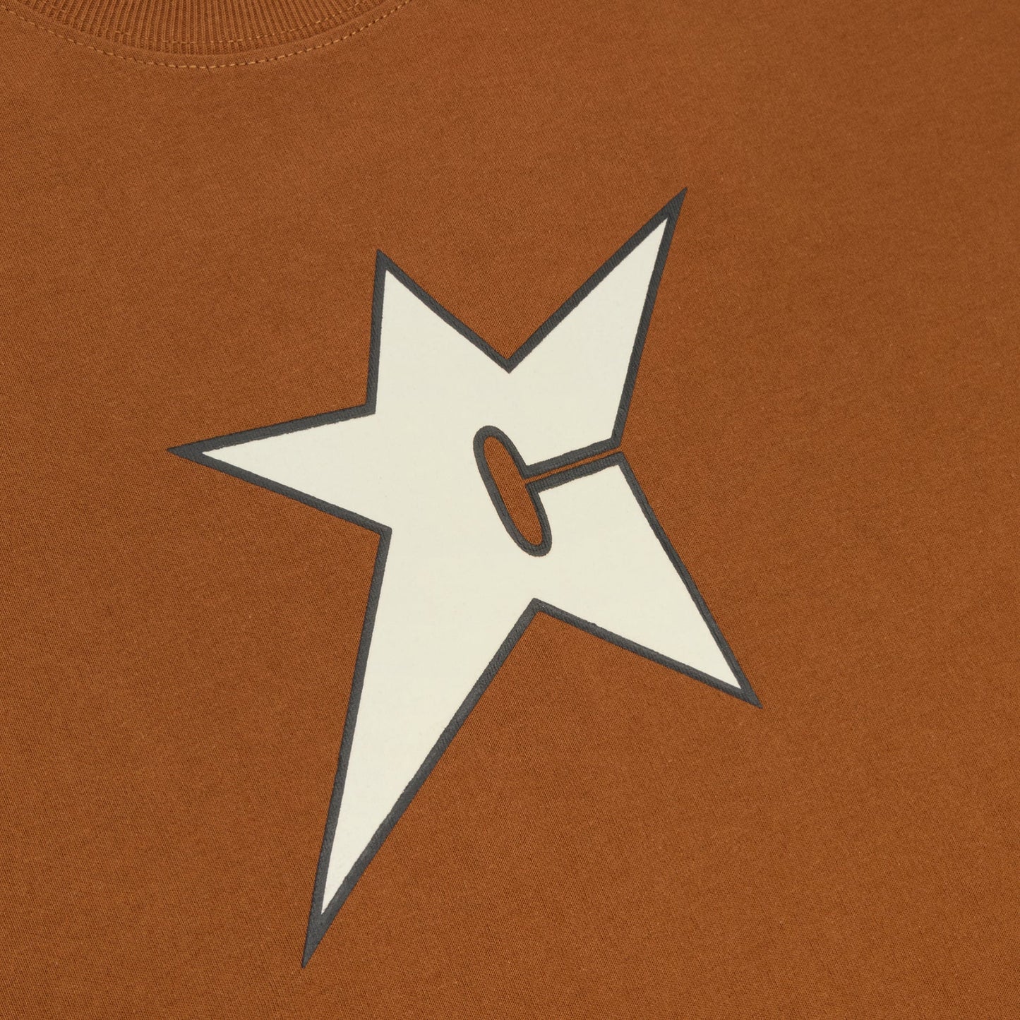 Carpet Company C-Star Glow in the Dark Tee (Brown)