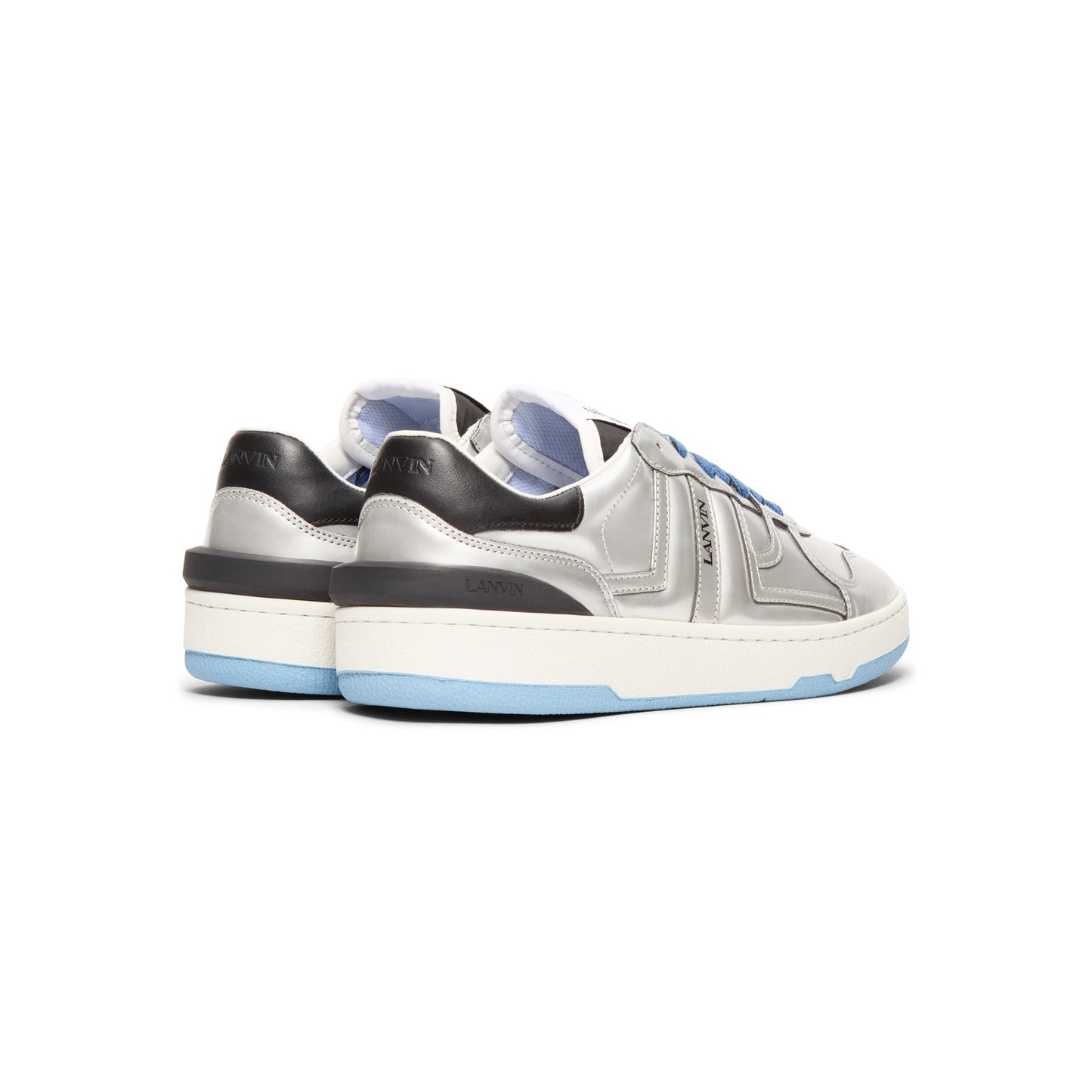 Lanvin Clay Mesh Sneakers (Silver)