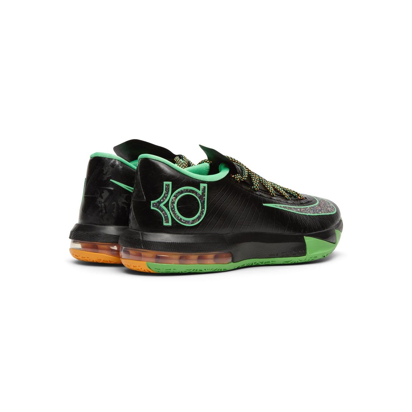 Nike KD 6 (Black/Multi-Color-Lt Lucid Green)