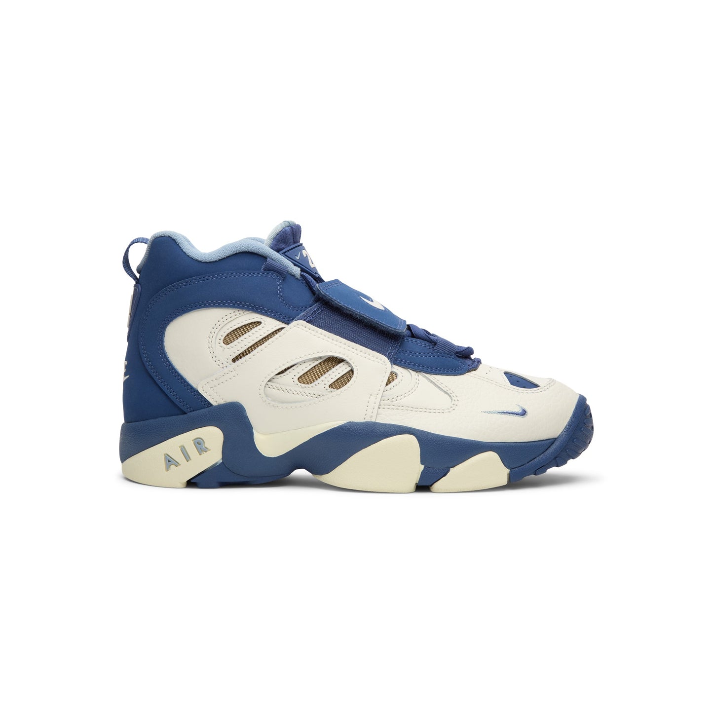 Nike Air Diamond Turf II (Sail/Mystic Navy-Blue Grey-Metallic Gold)