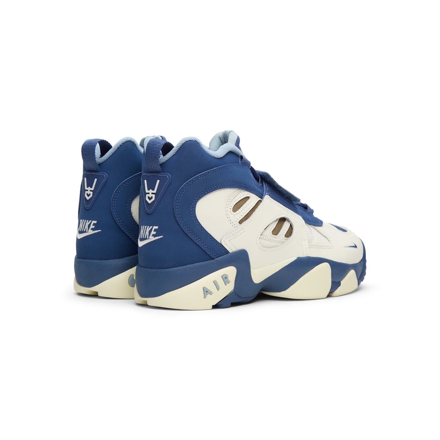 Nike Air Diamond Turf II (Sail/Mystic Navy-Blue Grey-Metallic Gold)