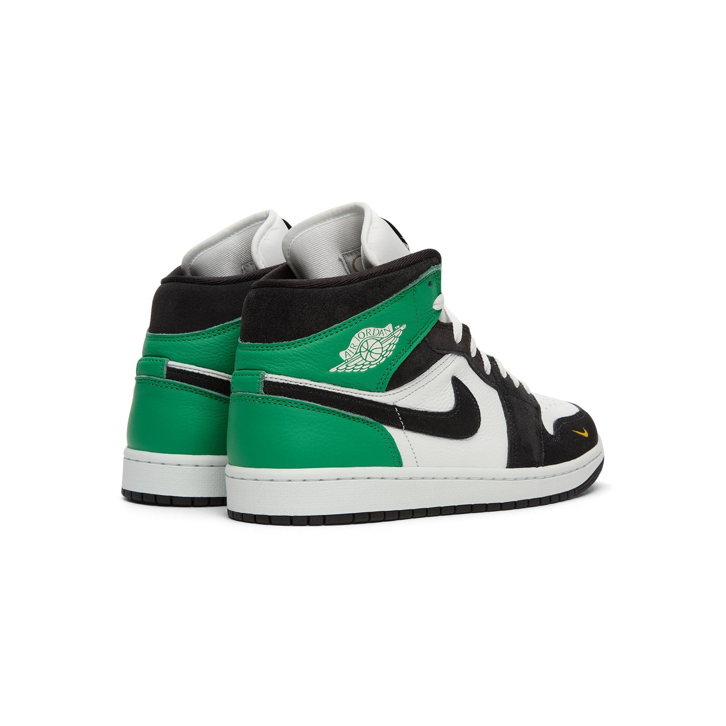Air Jordan 1 Mid SE (Summit White/Black-Lucky Green)