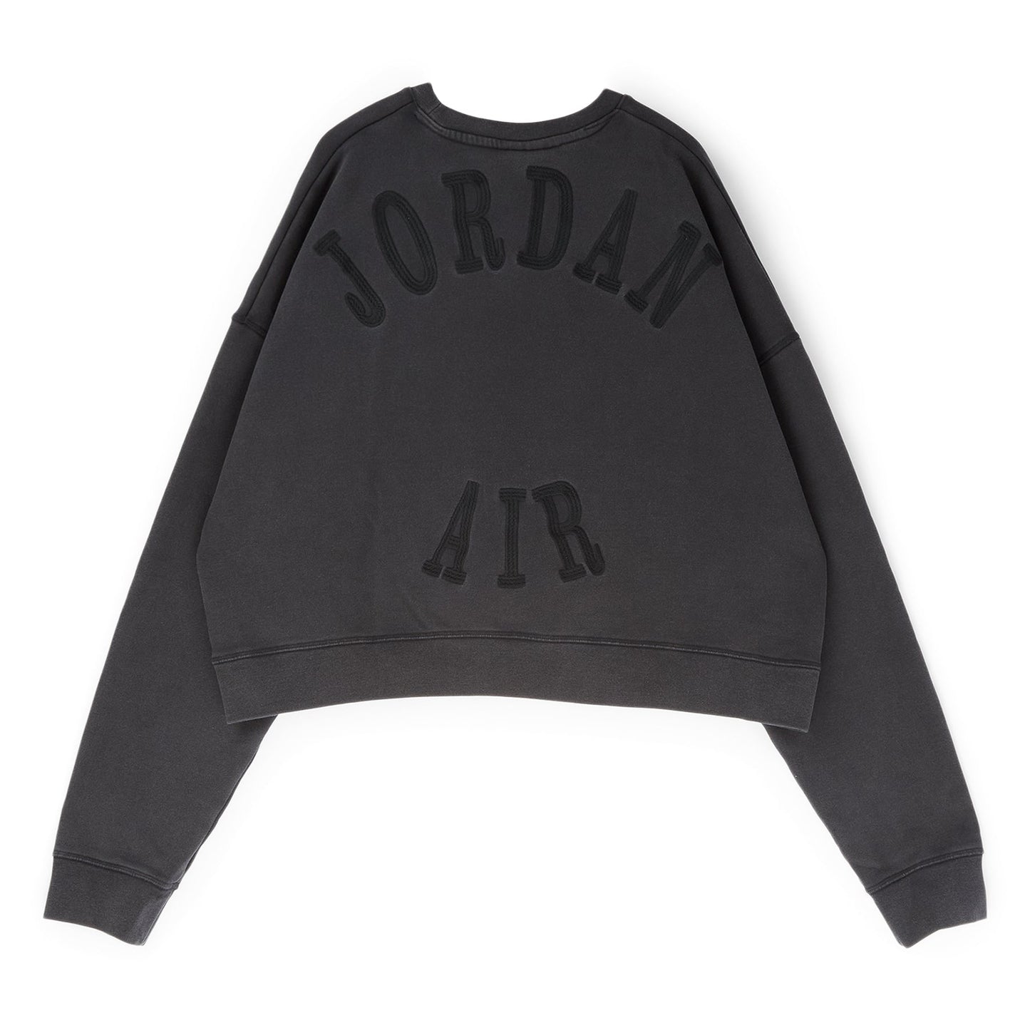 Air Jordan x IH Cropped Fleece Crew-Neck Sweatshirt (Black)