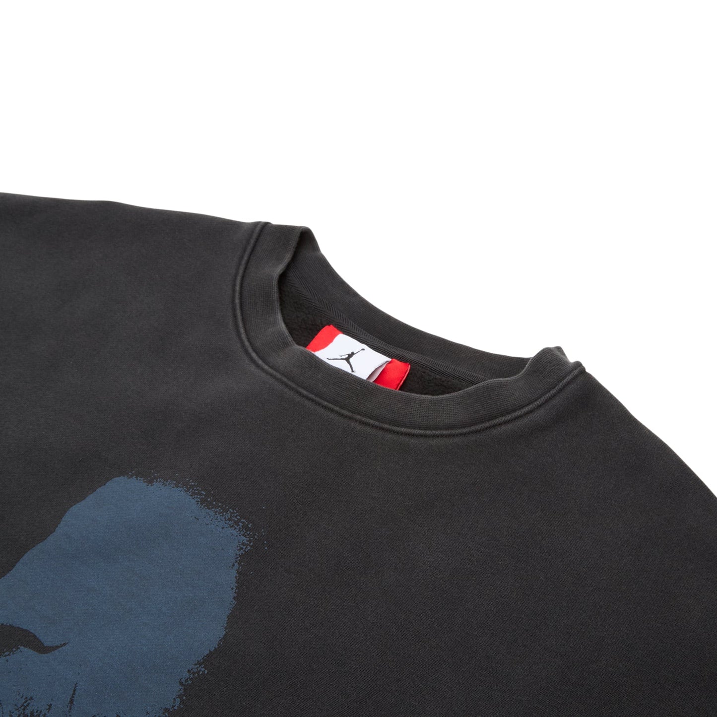Air Jordan x IH Cropped Fleece Crew-Neck Sweatshirt (Black)