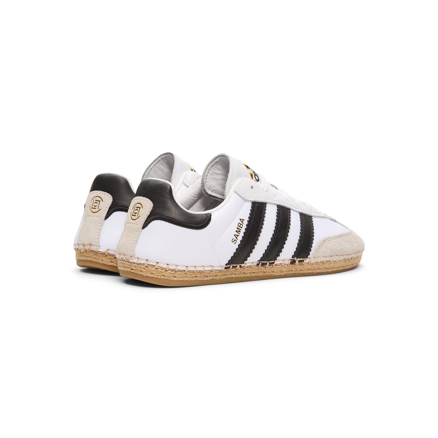 adidas Clot Samba Espadrille By Edc (Cloud White / Core Black / Cloud White)