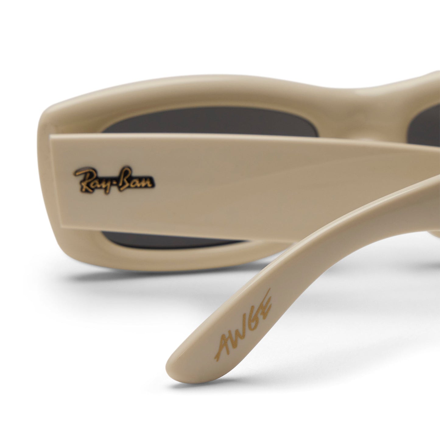 A$AP Rocky x Ray-Ban Kiliane Puffer (Full Cream/Dark Grey)