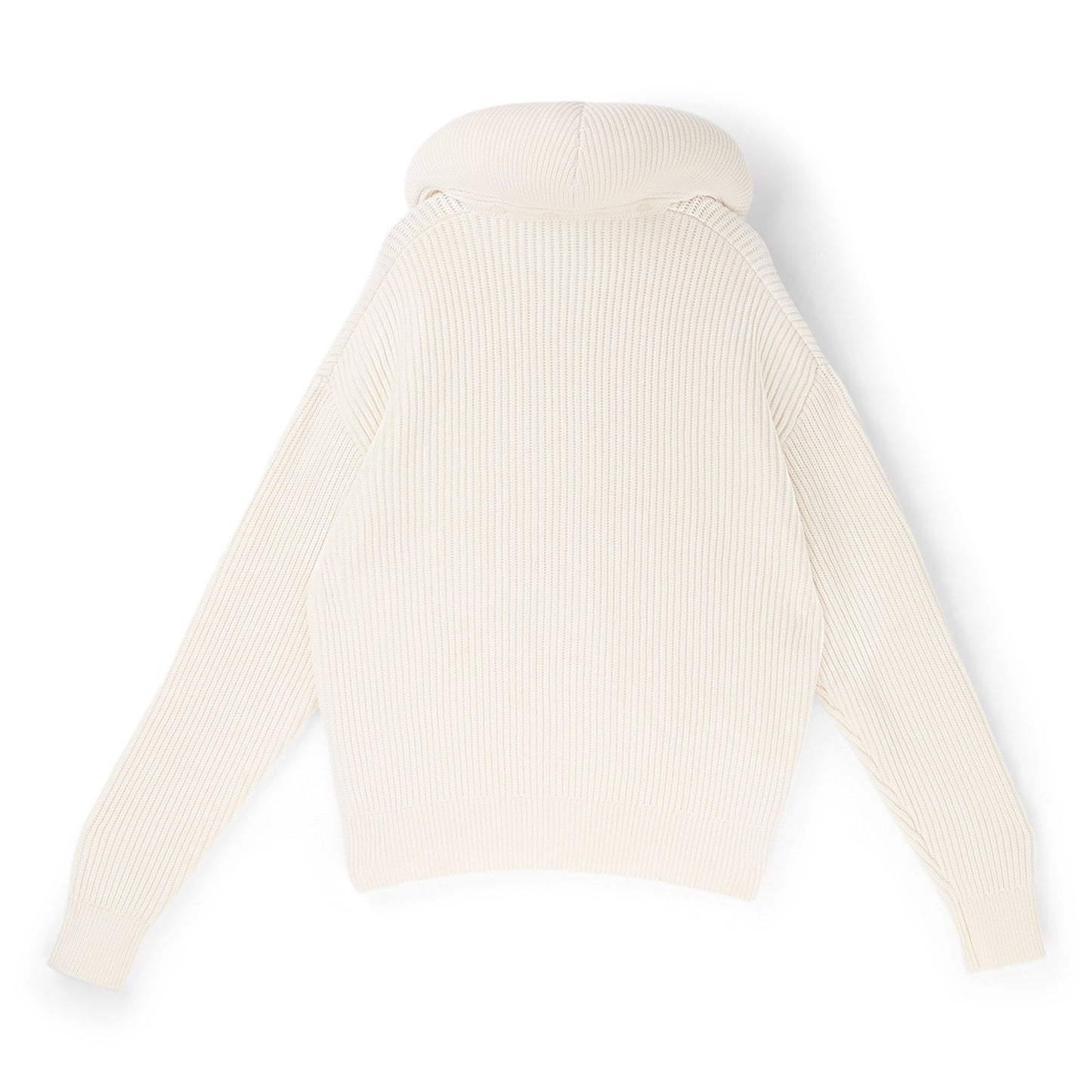 3.Paradis Pillow Neck Knit Sweater (Truewhite)