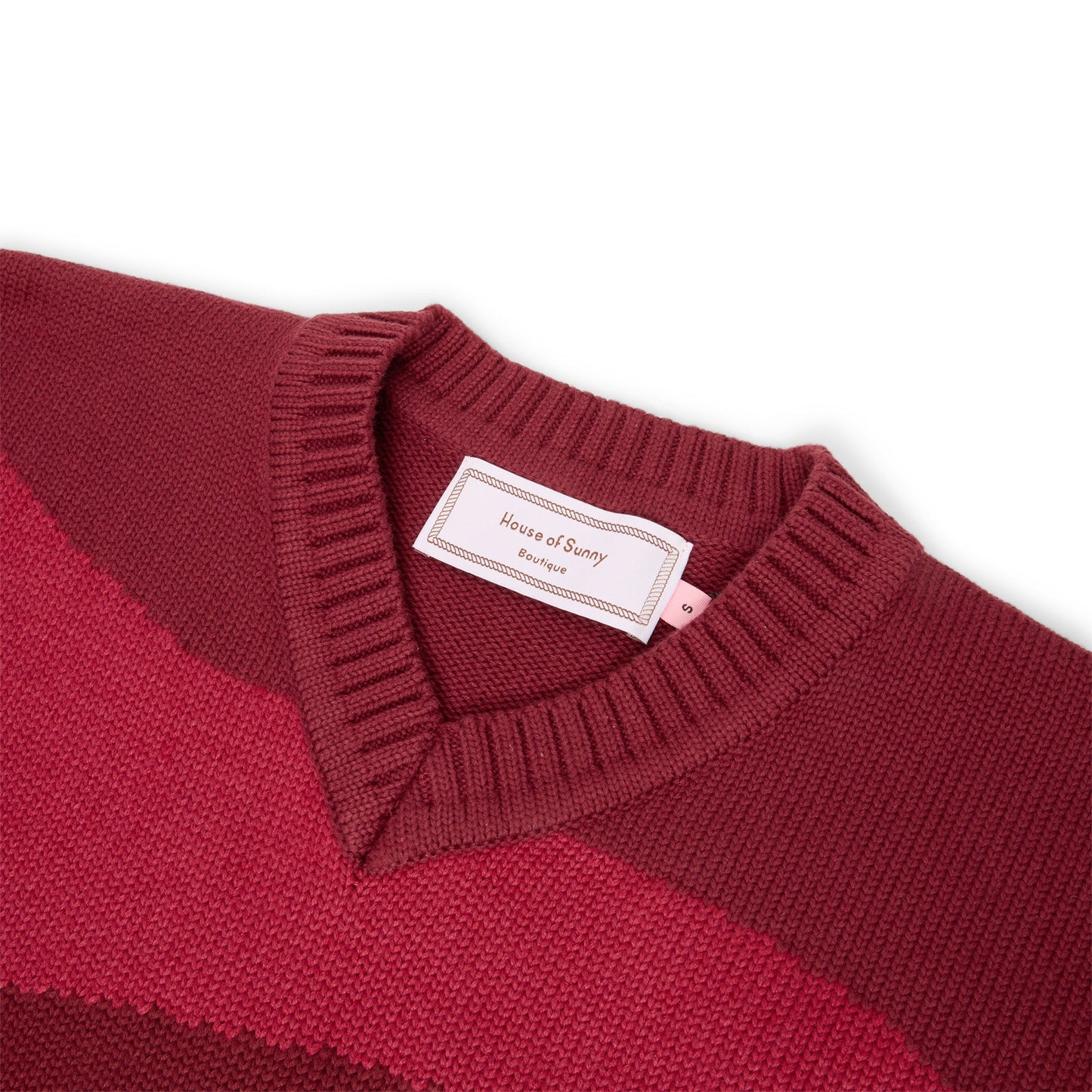 House of Sunny The Red Landscape Sweater (Ruby Red)