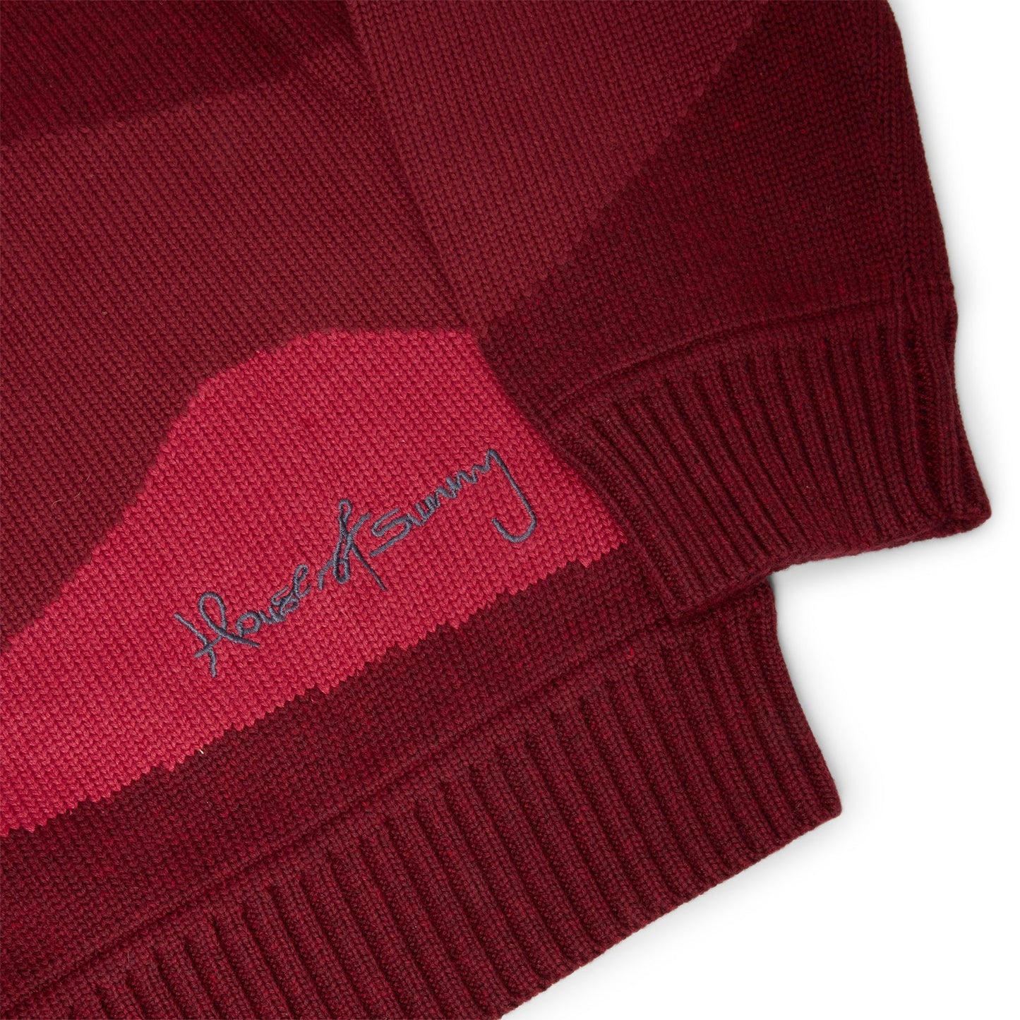 House of Sunny The Red Landscape Sweater (Ruby Red)