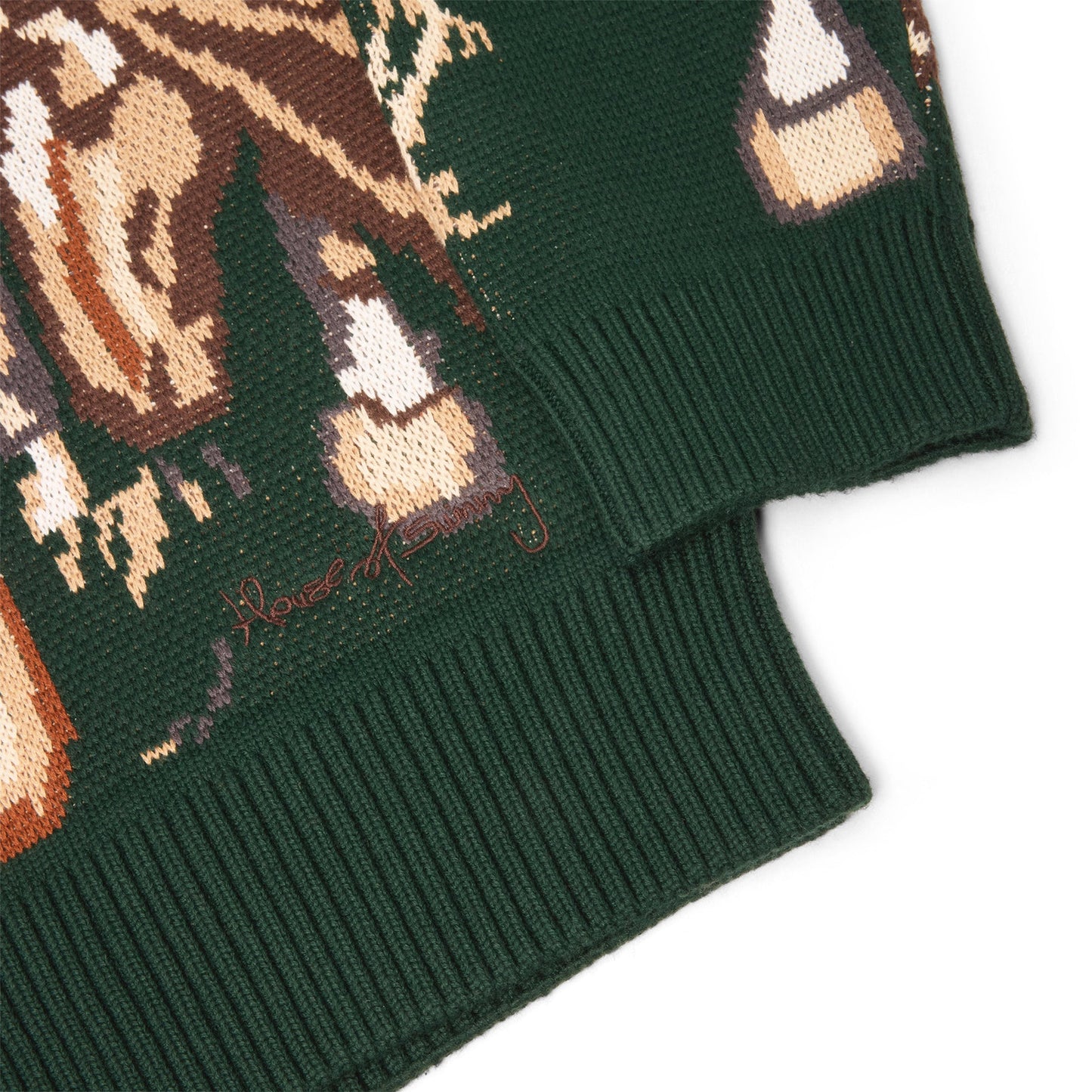 House of Sunny Wild Horses Sweater (Emerald Green)