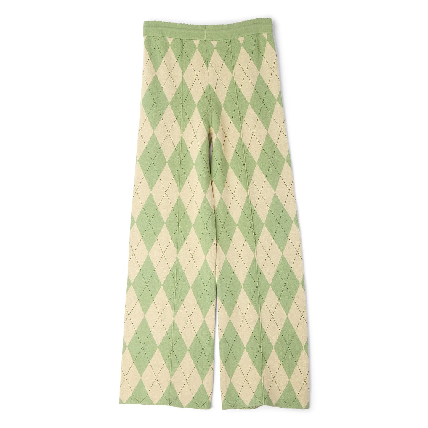 House of Sunny Argyle Lounge Pant (Matcha)